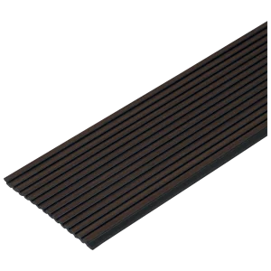 wenge black High Impact PS 3D Slat Wall Cladding