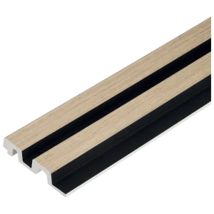 Birch Black High Impact PS 3D Slat Wall Cladding