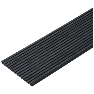 onyx black High Impact PS 3D Slat Wall Cladding