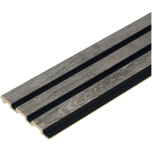 greywood black High Impact PS 3D Slat Wall Cladding