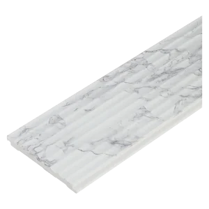 italian white slat wall