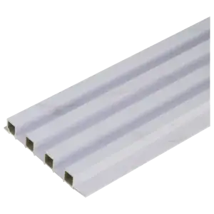 WPC 3D Slat Wall Cladding white marble