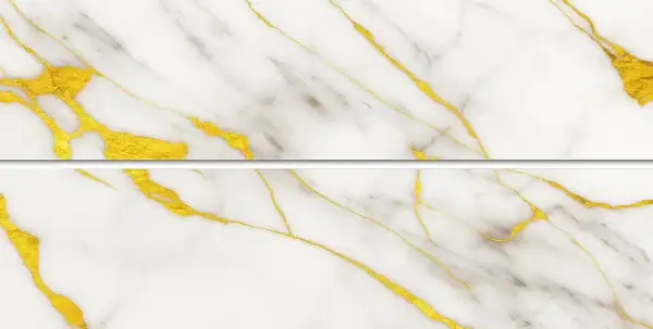Gold Stone Groove PVC Ceiling – Upper Edge | Premium Supplier of Edging