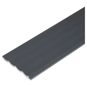 Matt Steel Grey High Impact PS 3D Slat Wall Cladding