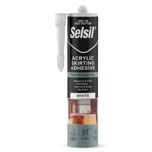 Selsil Acrylic Skirting Adhesive 280ml