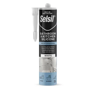 Selsil Bathroom & Kitchen White 280ml