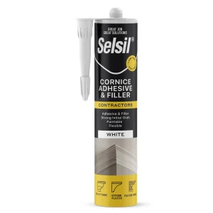 Selsil Corince Adhesive Filler White 280ml