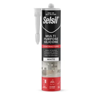 Selsil Multi Purpose Silicone White 280ml